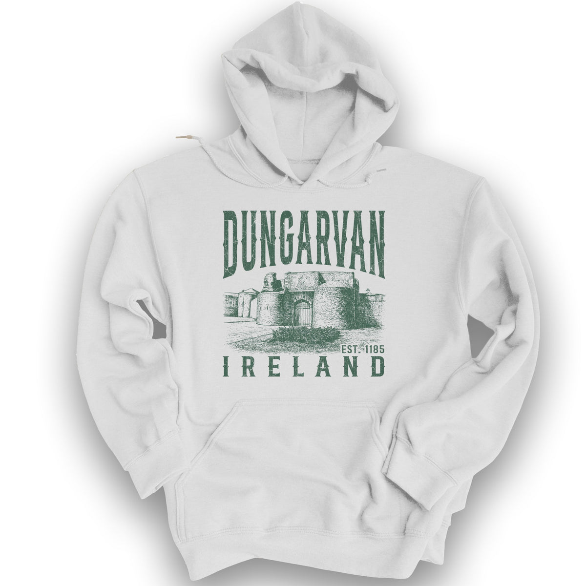 Dungarven Ireland Sketch Hoodie - White