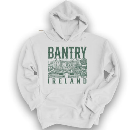 Bantry Ireland Sketch Hoodie - White