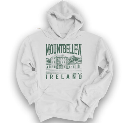 Mountbellew Ireland Sketch Hoodie - White