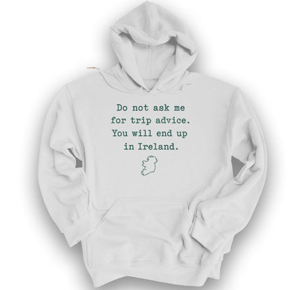 Trip Advice Ireland Hoodie - White