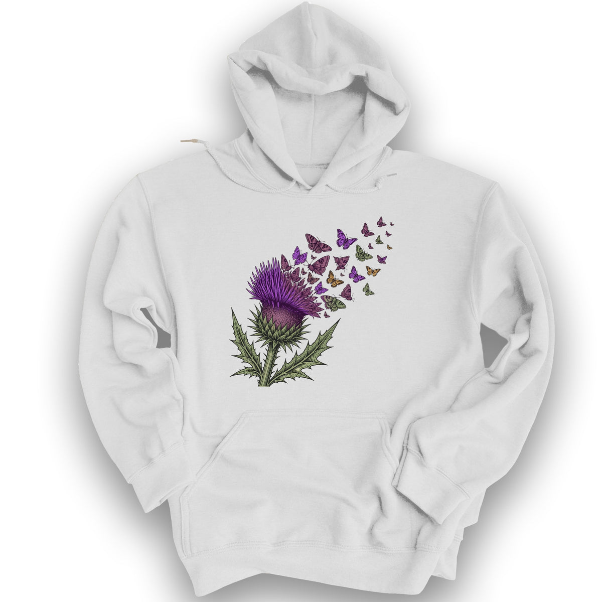 Thistle Transformation Hoodie - White