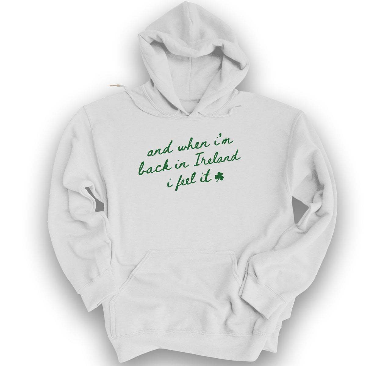 Back In Ireland Hoodie - White