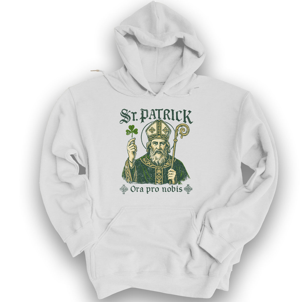 Saint Patrick Classic Hoodie - White