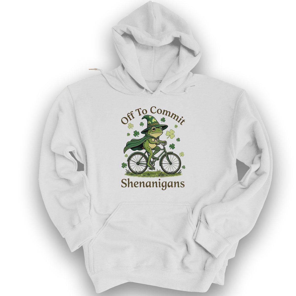 Frog Shenanigans Hoodie - White