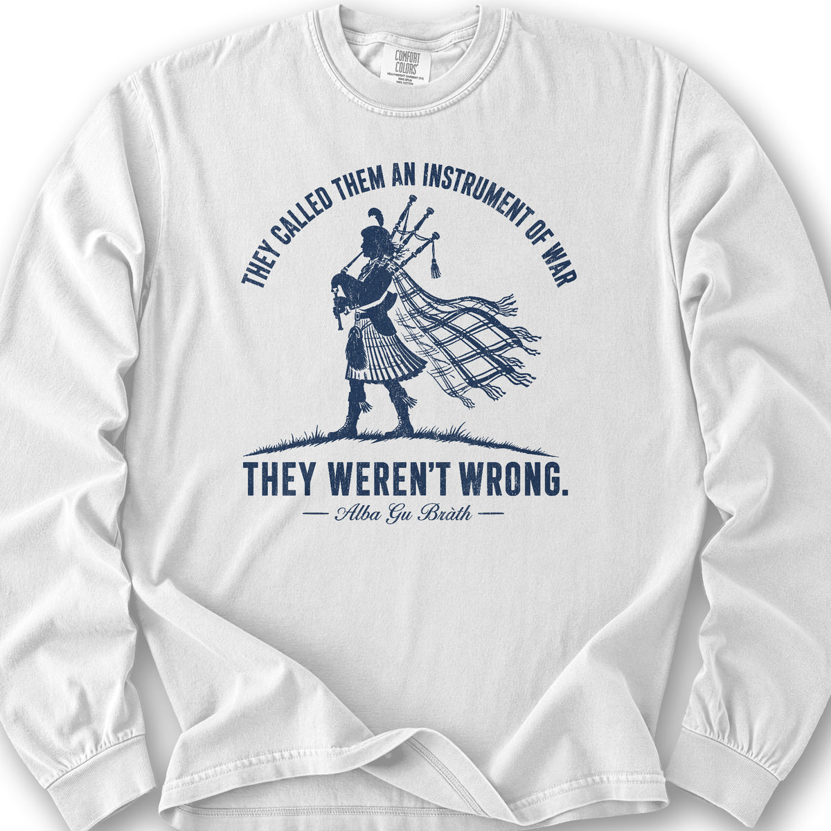 Instrument of War Long Sleeve Shirt - White