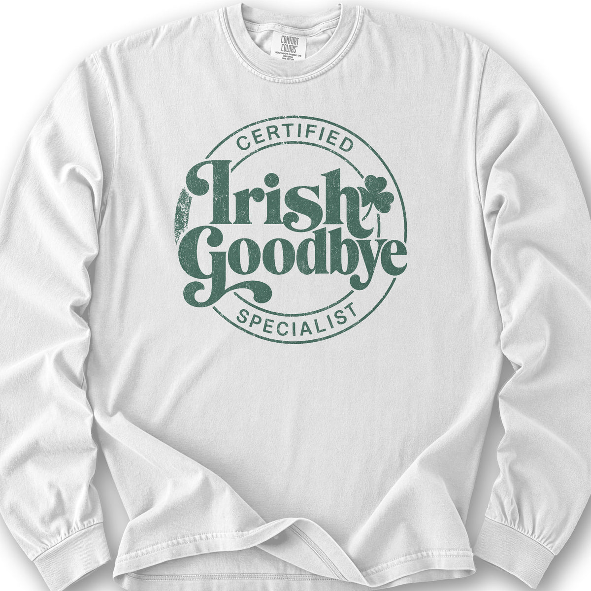 Irish Goodbye Specialist Long Sleeve Shirt - White