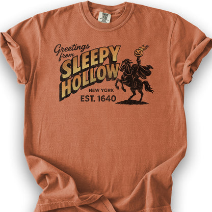 Greetings From Sleepy Hollow T-Shirt - Yam