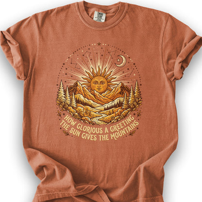 Glorious Greeting John Muir T-Shirt - Yam