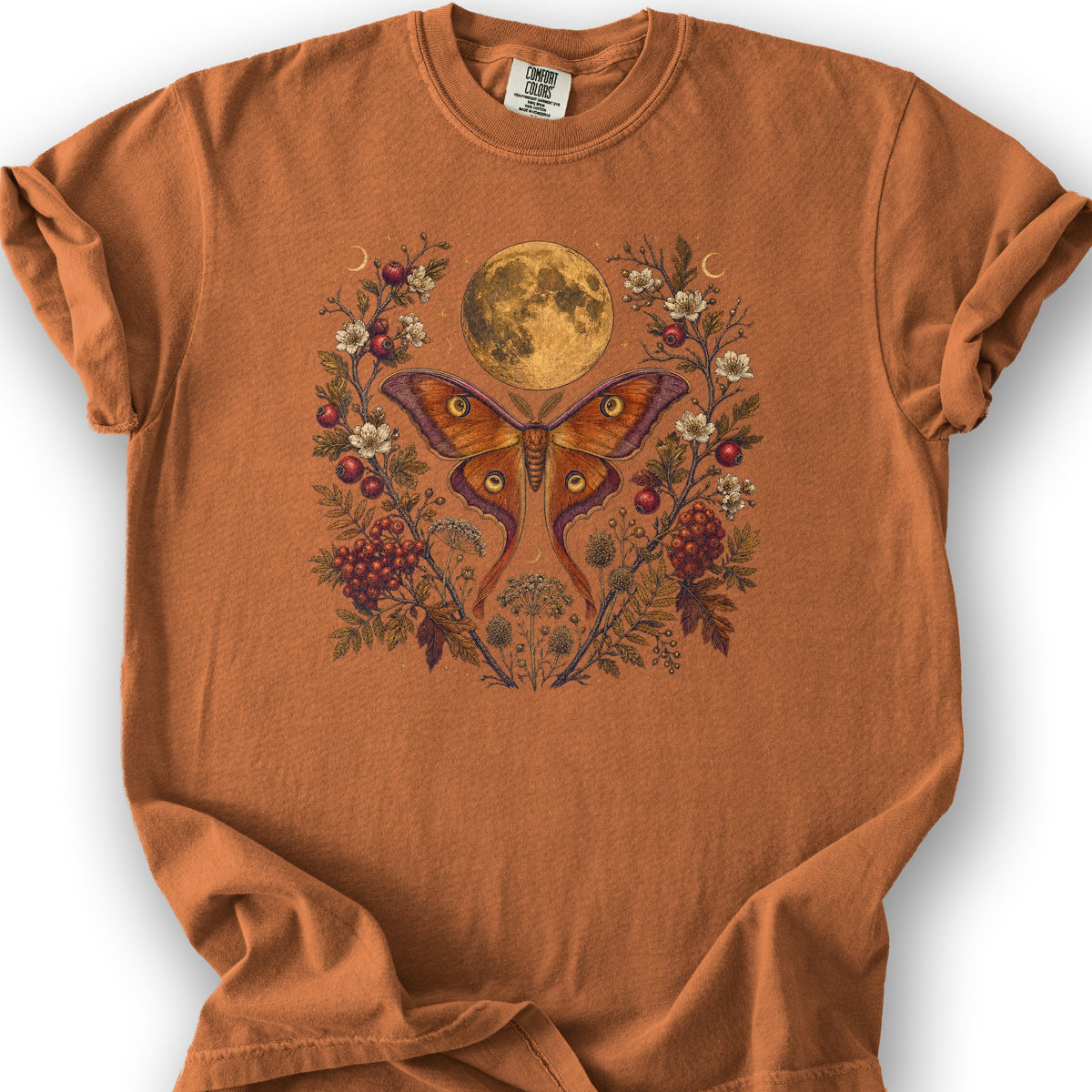 Harvest Moon Moth T-Shirt - Yam