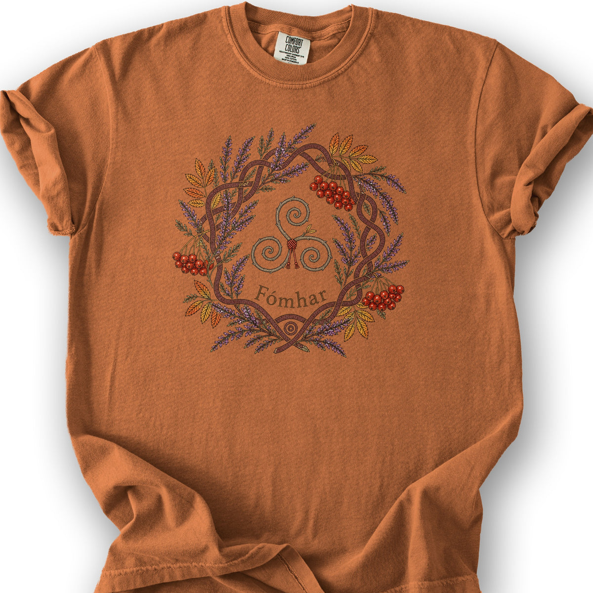 Fómhar Triskele T-Shirt - Yam