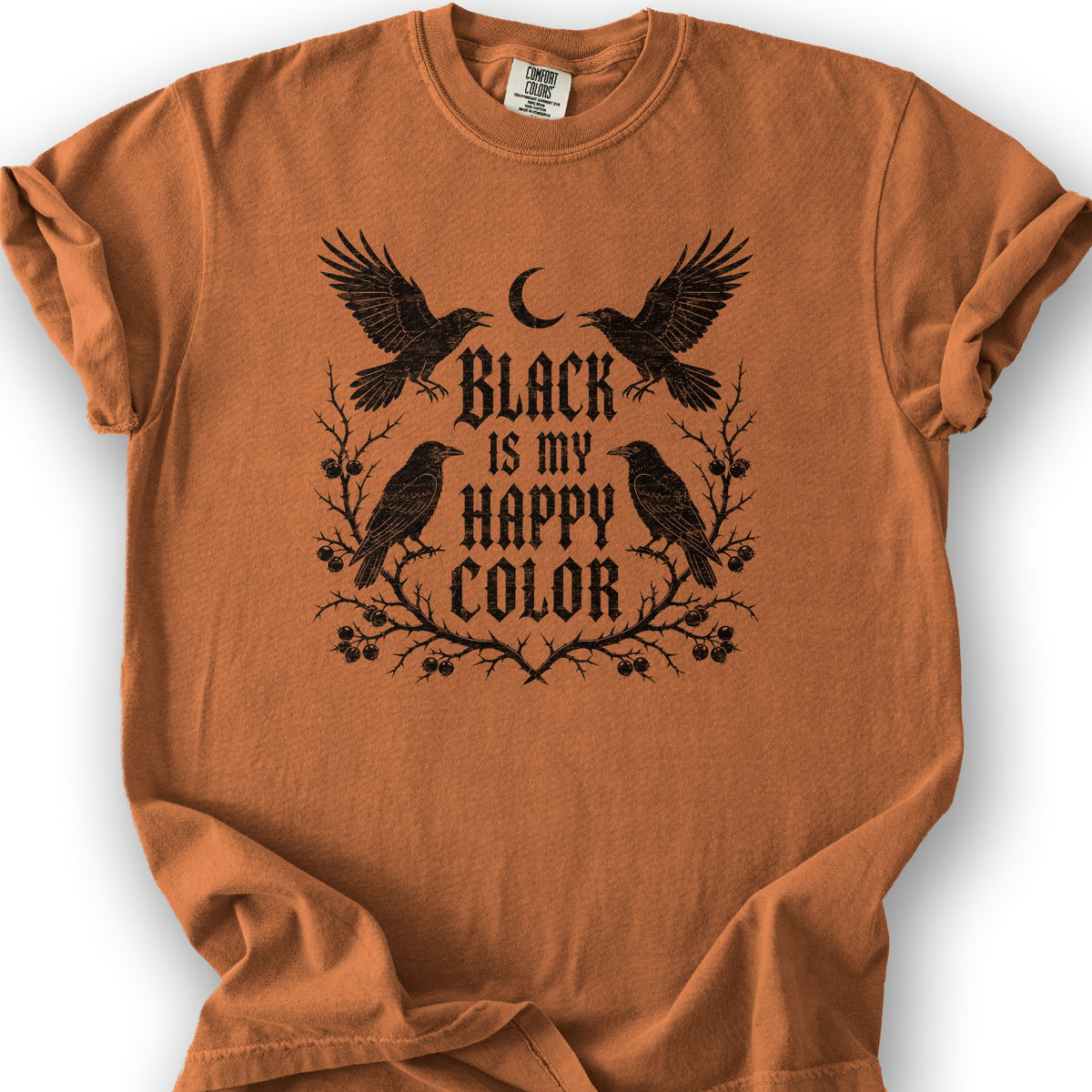 Crow Happy Color T-Shirt - Yam